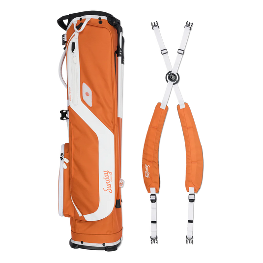 Sunday Golf El Camino Golf Stand Bag Burnt Orange (Bag Height 34")