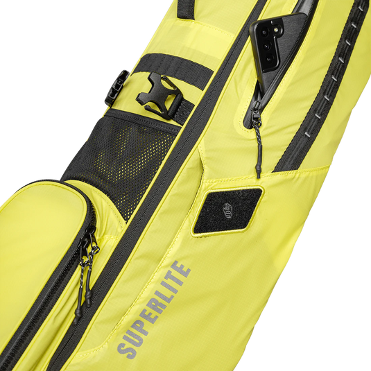 Sunday Golf El Camino Golf Stand Bag Neon Yellow Bag Height 34")