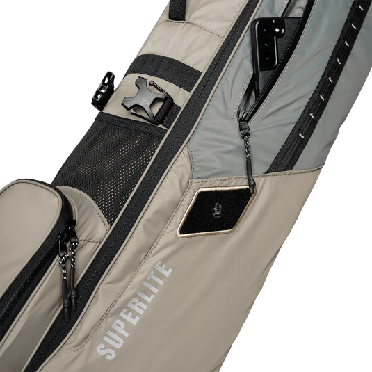 Sunday Golf El Camino Golf Stand Bag Tan-Black Bag Height 34"