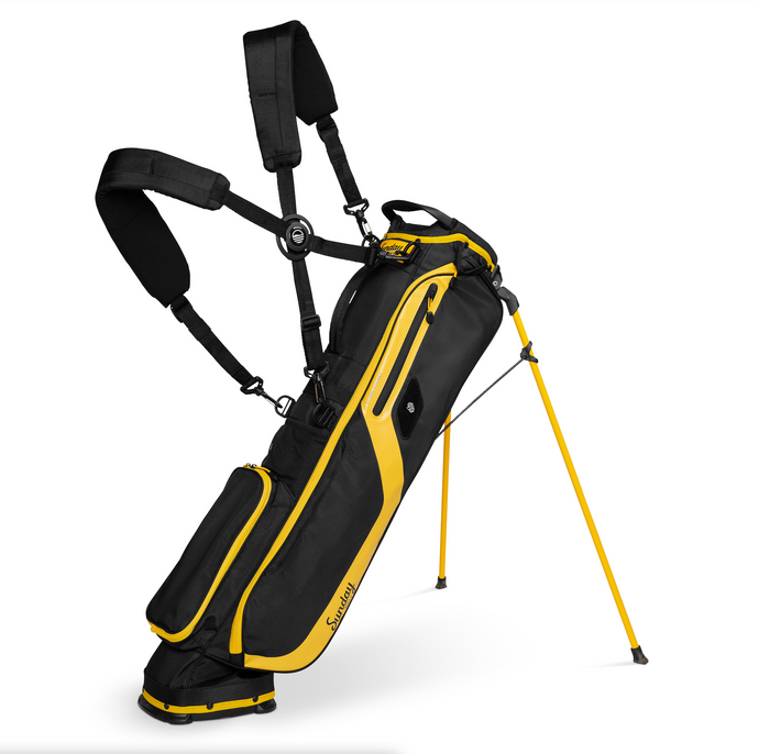 Sunday Golf El Camino Golf Bag - Black & Yellow