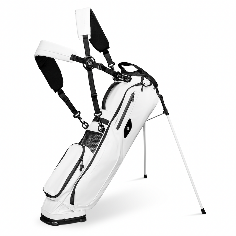 Load image into Gallery viewer, Sunday Golf El Camino Stand Bag White Leather
