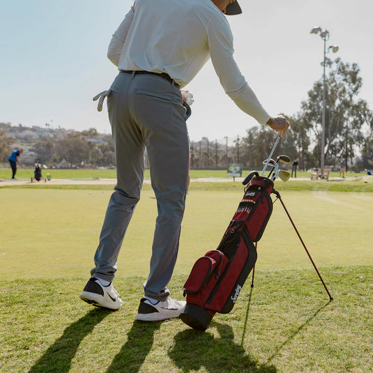 Sunday Golf Loma Golf Stand Bag Ron Burgundy (Bag Height 32")