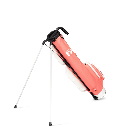 Sunday Golf Loma Womens Golf Stand Bag Coral Reef (Bag Height 32")