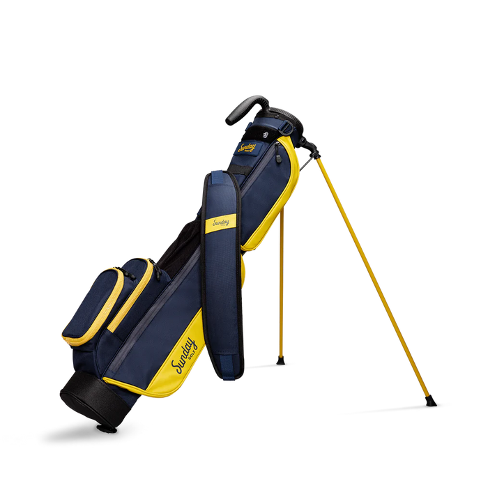 Sunday Golf Loma Golf Stand Bag Navy + Gold