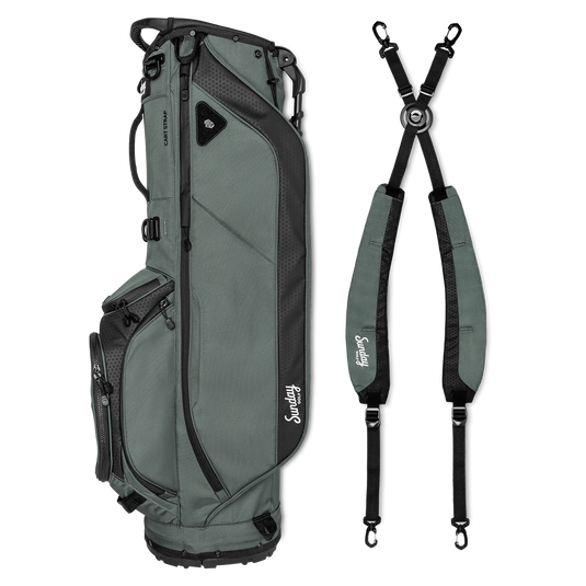 Sunday Golf Ryder 23 Golf Stand Bag Midnight Green (Bag Height 35")