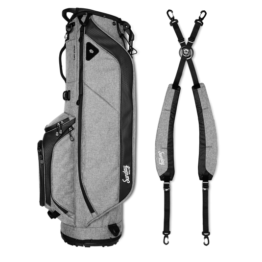 Sunday Golf Ryder 23 Golf Stand Bag Heather Gray (Bag Height 35")