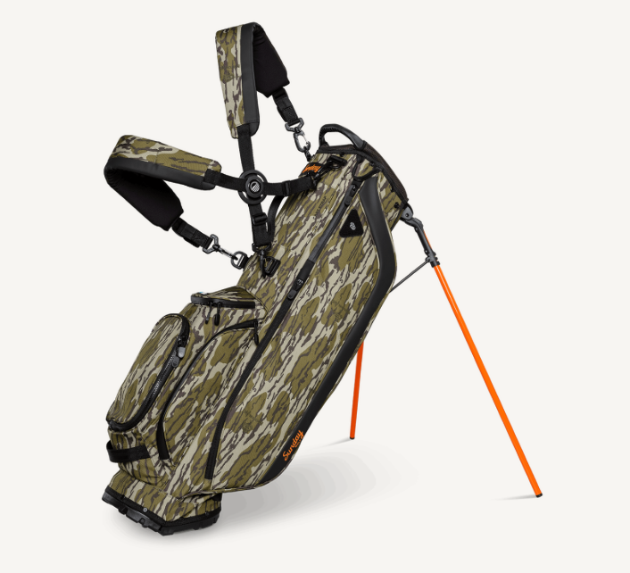 Load image into Gallery viewer, Sunday Golf Ryder Mossy Oak Bottomland Stand Bag
