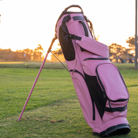 Sunday Golf Ryder Dusty Pink Leather Lifestyle