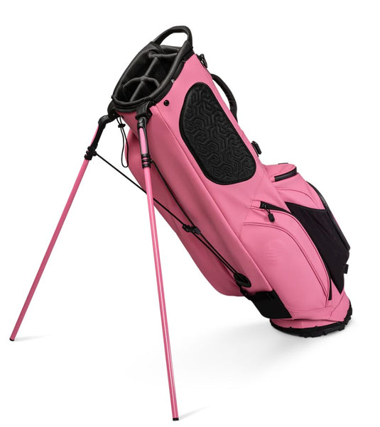 Sunday Golf Ryder Stand Bag Dusty Pink Leather