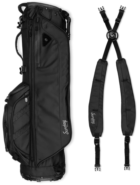 Load image into Gallery viewer, Sunday Golf Ryder Stand Bag Black Water Proof (Bag Height 35&quot;)
