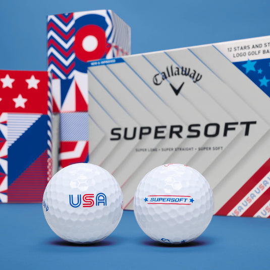 Callaway Supersoft Stars and Stripes USA Golf Balls