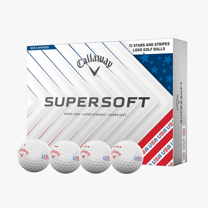 Callaway Supersoft Stars and Stripes USA Golf Balls