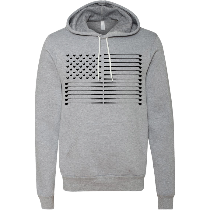 SwingJuice Golf Flag Hoodie Grey