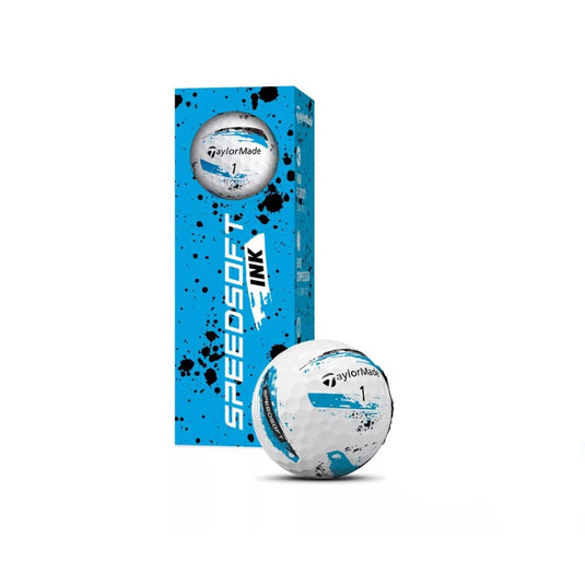 TaylorMade SpeedSoft Ink Golf Balls Blue