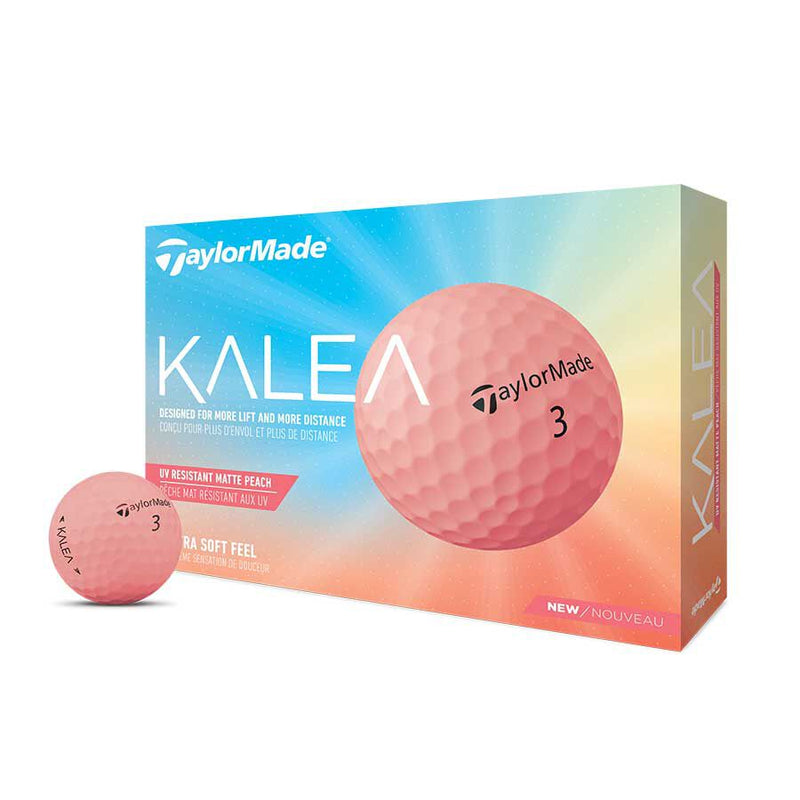 Load image into Gallery viewer, TaylorMade Kalea Peach Golf Balls - One Dozen
