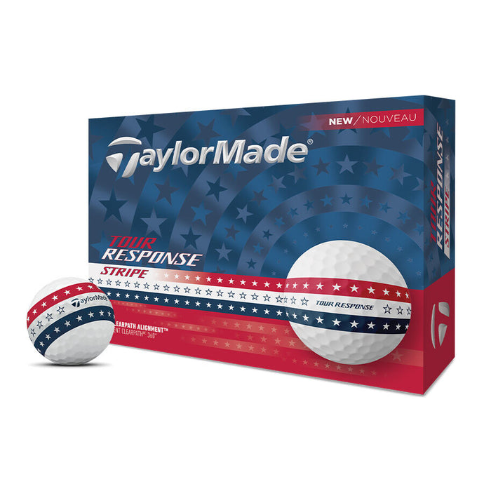 TaylorMade Tour Response Stripe Golf Balls USA