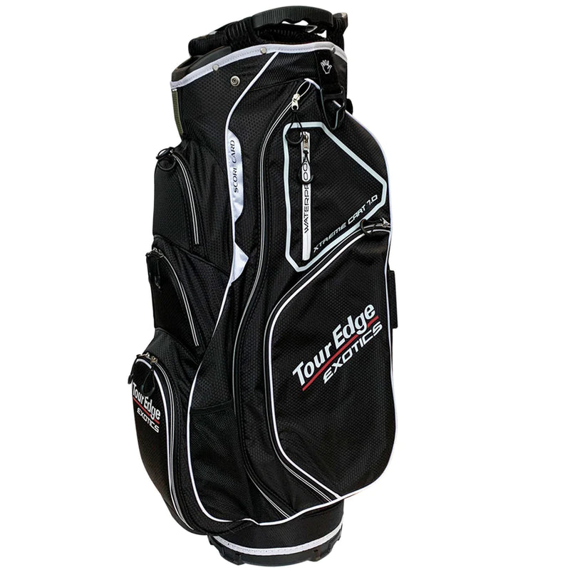 Load image into Gallery viewer, Tour Edge Exotics Xtreme 7.0 Deluxe Golf Cart Bag Black
