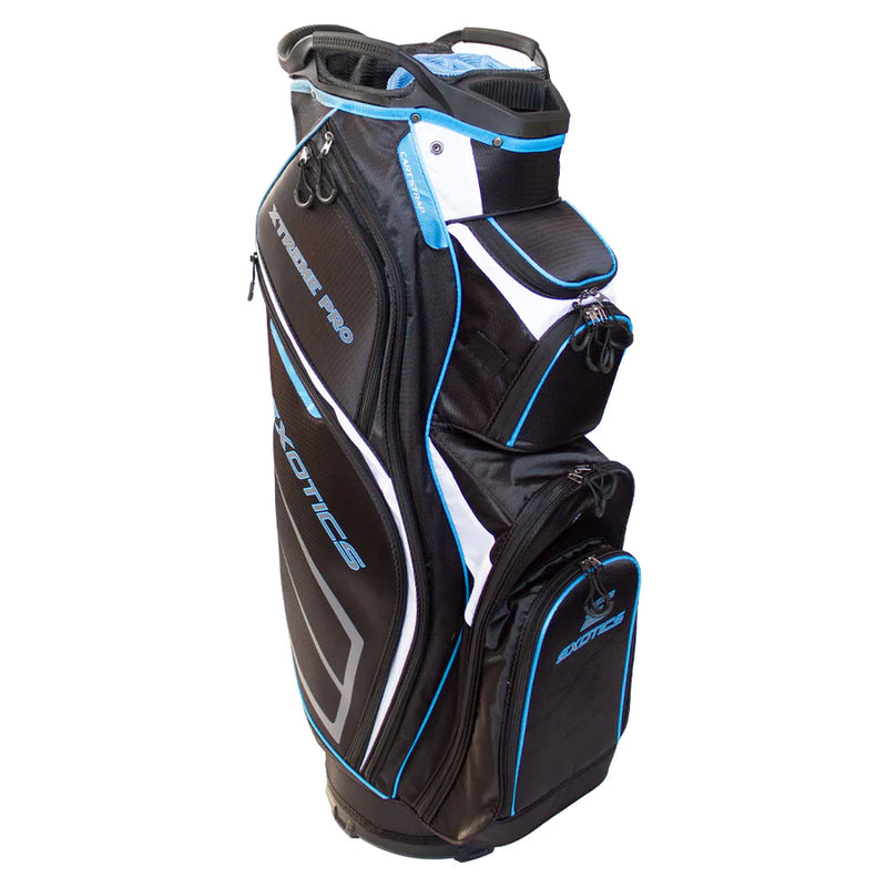Load image into Gallery viewer, Tour Edge Exotics Extreme Pro Deluxe Golf Cart Bag Blue White
