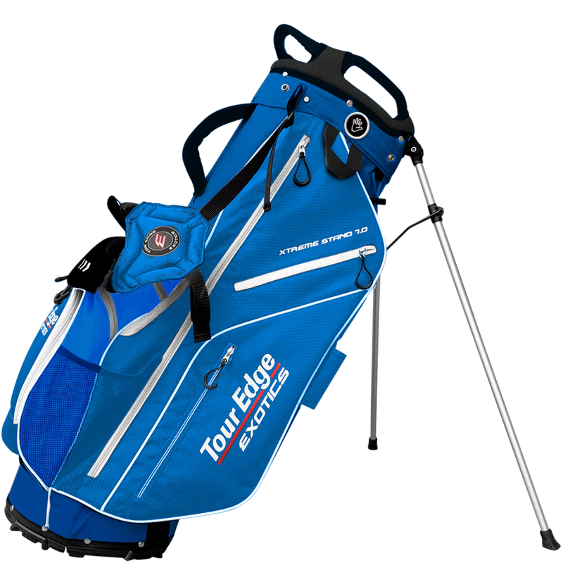 Load image into Gallery viewer, Tour Edge Exotics Xtreme 7.0 Golf Stand Bag Blue White
