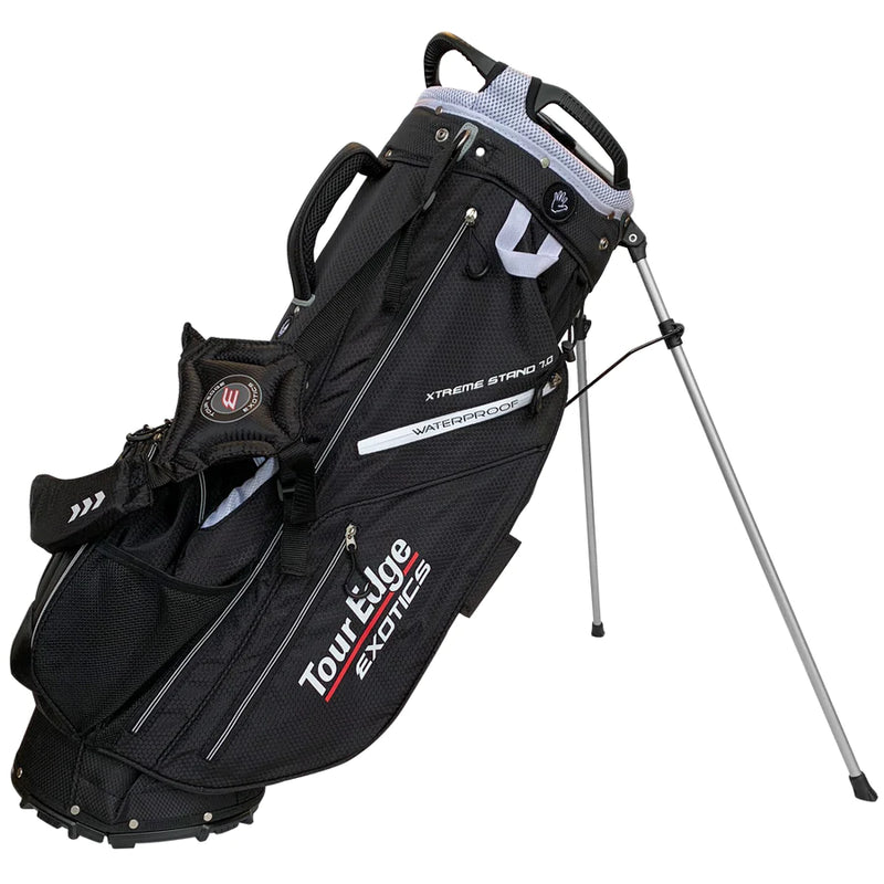 Load image into Gallery viewer, Tour Edge Exotics Xtreme 7.0 Golf Stand Bag Black
