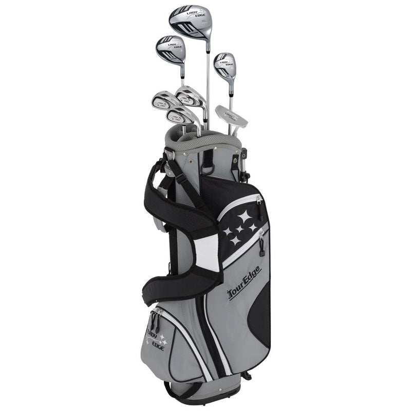 Load image into Gallery viewer, Tour Edge Lady Edge Womens Half Golf Set Grey
