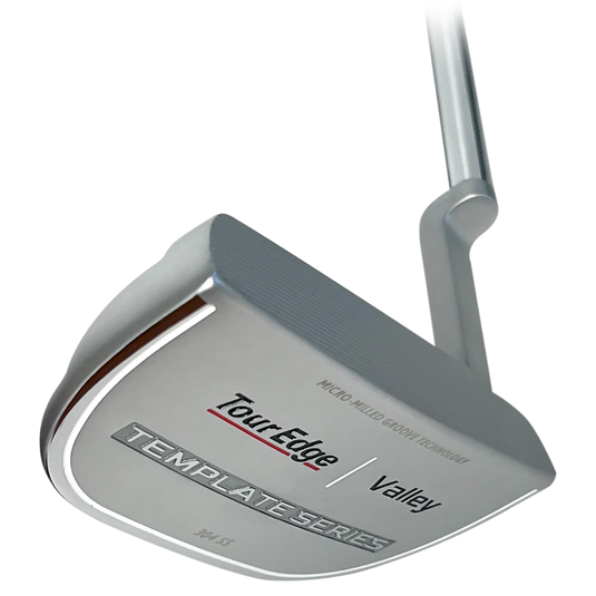 Tour Edge Template Valley Putter - Mallet Silver