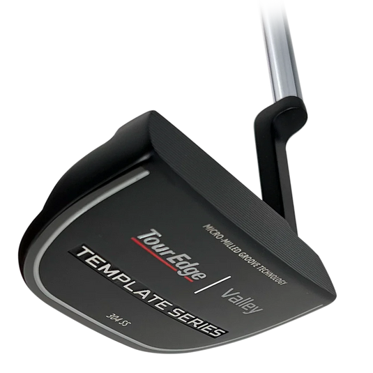 Tour Edge Template Valley Putter - Mallet Black