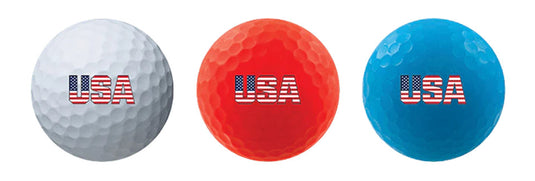 Volvik USA 6 Ball Pack Limited Edition - Lady Liberty Ball Marker With Hat Clip