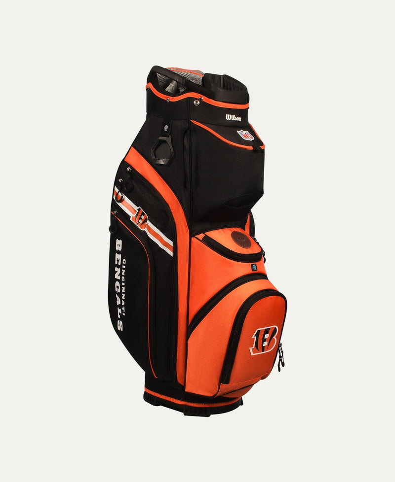 Load image into Gallery viewer, Wilson Cincinnati Bengals NFL Golf Bags - Stand &amp; Cart
