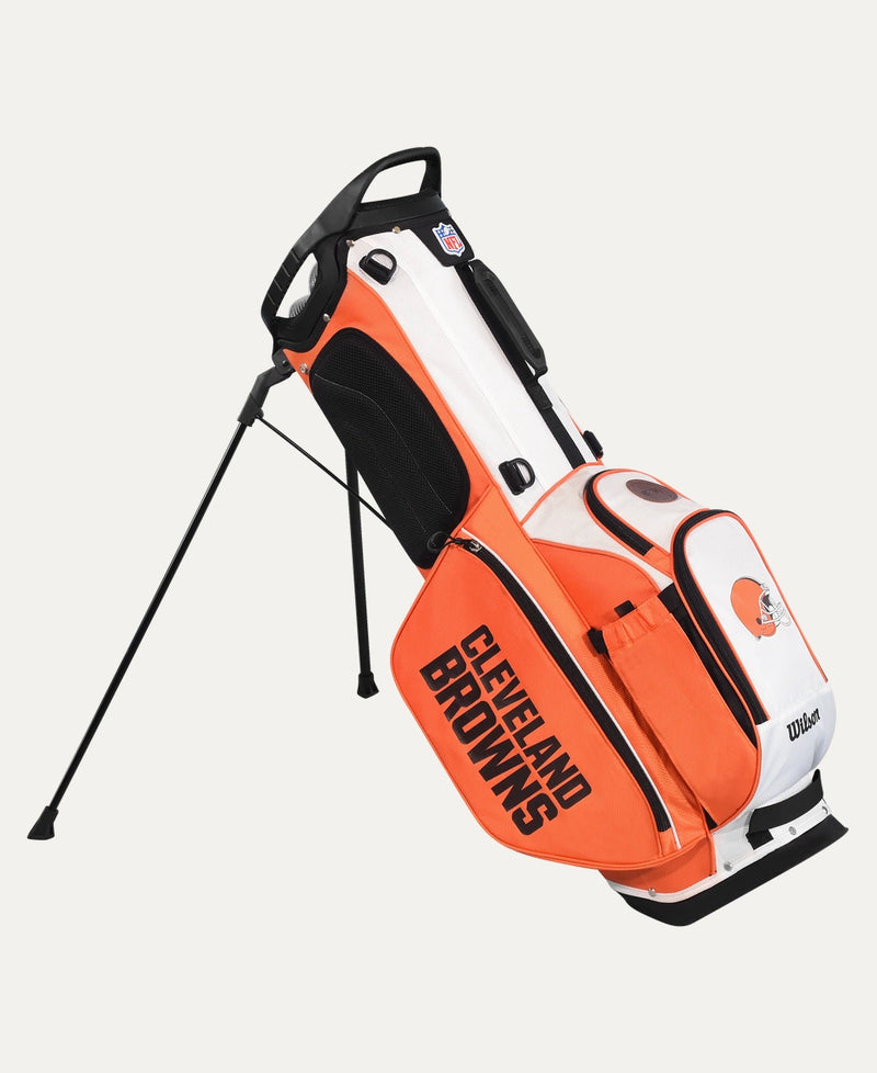 Load image into Gallery viewer, Wilson Cleveland Browns NFL Golf Bag - Stand &amp; Cart
