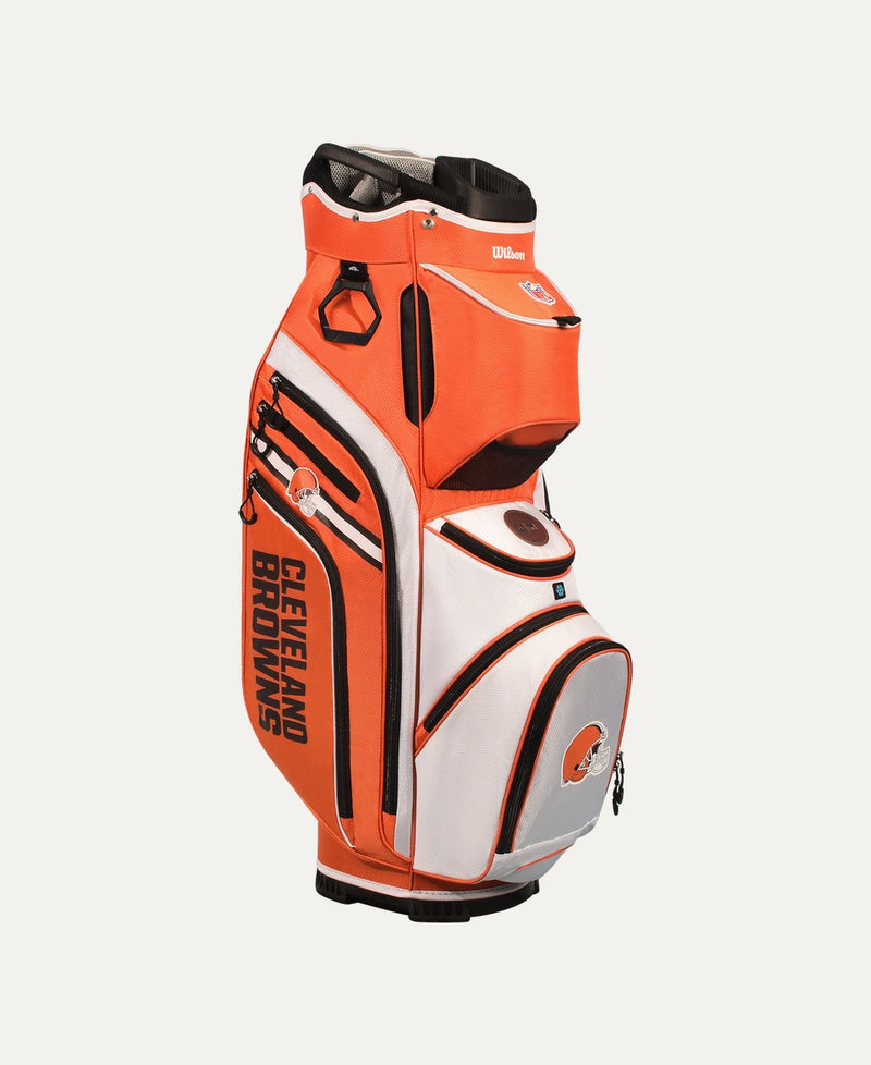 Load image into Gallery viewer, Wilson Cleveland Browns NFL Golf Bag - Stand &amp; Cart
