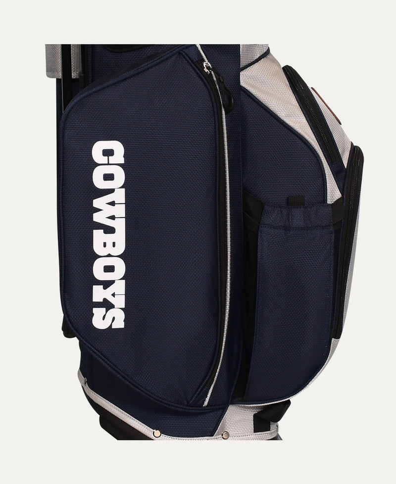 Load image into Gallery viewer, Wilson Dallas Cowboys NFL Golf Bag - Stand &amp; Cart
