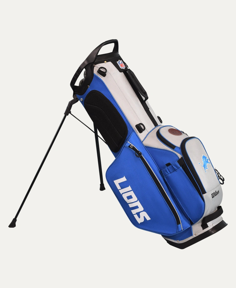 Load image into Gallery viewer, Wilson Detroit Lions NFL Golf Bags - Stand &amp; Cart
