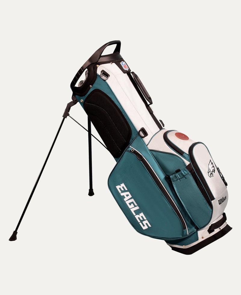 Load image into Gallery viewer, Wilson Philadelphia Eagles NFL Golf Bags: Stand &amp; Cart
