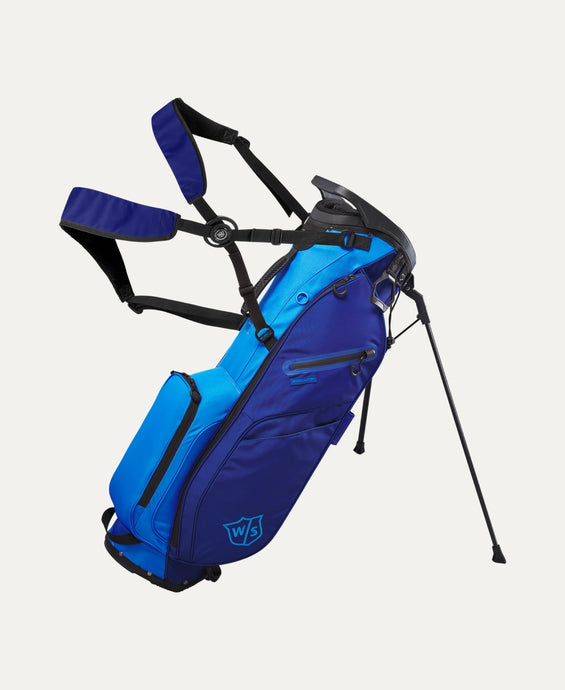 Wilson Staff EXO Lite Golf Stand Bag - Dark Blue / Light Blue