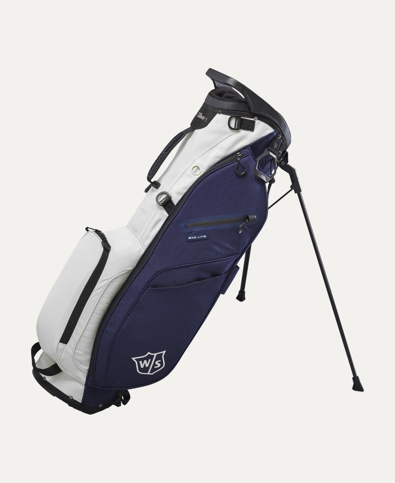 Load image into Gallery viewer, Wilson Staff EXO Lite Golf Stand Bag - Navy / White
