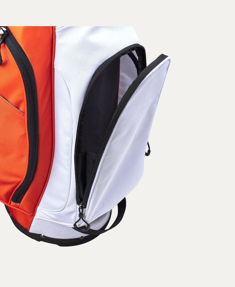 Load image into Gallery viewer, Wilson Staff EXO Lite Golf Stand Bag - Orange / Cream / Black
