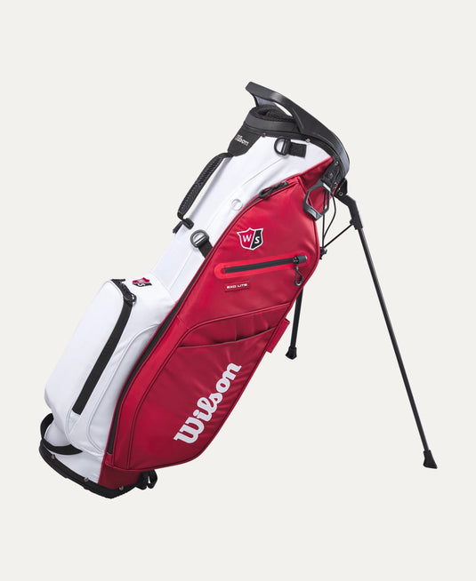 Wilson Staff EXO Lite Golf Stand Bag - Red / White / Black