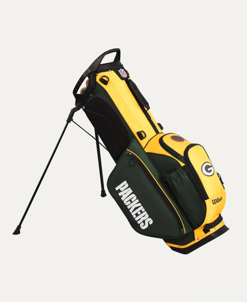 Load image into Gallery viewer, Wilson Green Bay Packers NFL Golf Bags - Stand &amp; Cart
