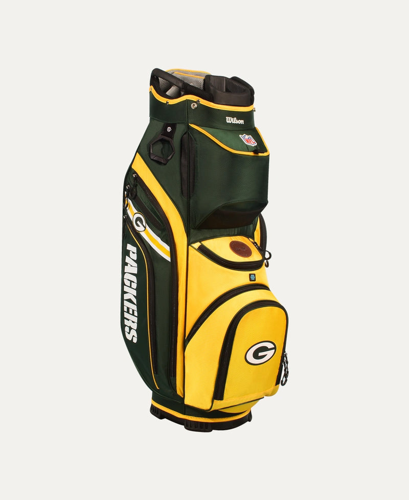 Load image into Gallery viewer, Wilson Green Bay Packers NFL Golf Bags - Stand &amp; Cart
