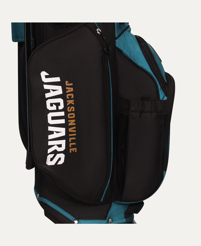 Load image into Gallery viewer, Wilson Jacksonville Jaguars NFL Golf Bags - Stand &amp; Cart
