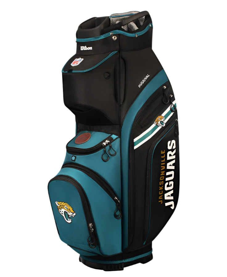 Load image into Gallery viewer, Wilson Jacksonville Jaguars NFL Cart Golf Bag
