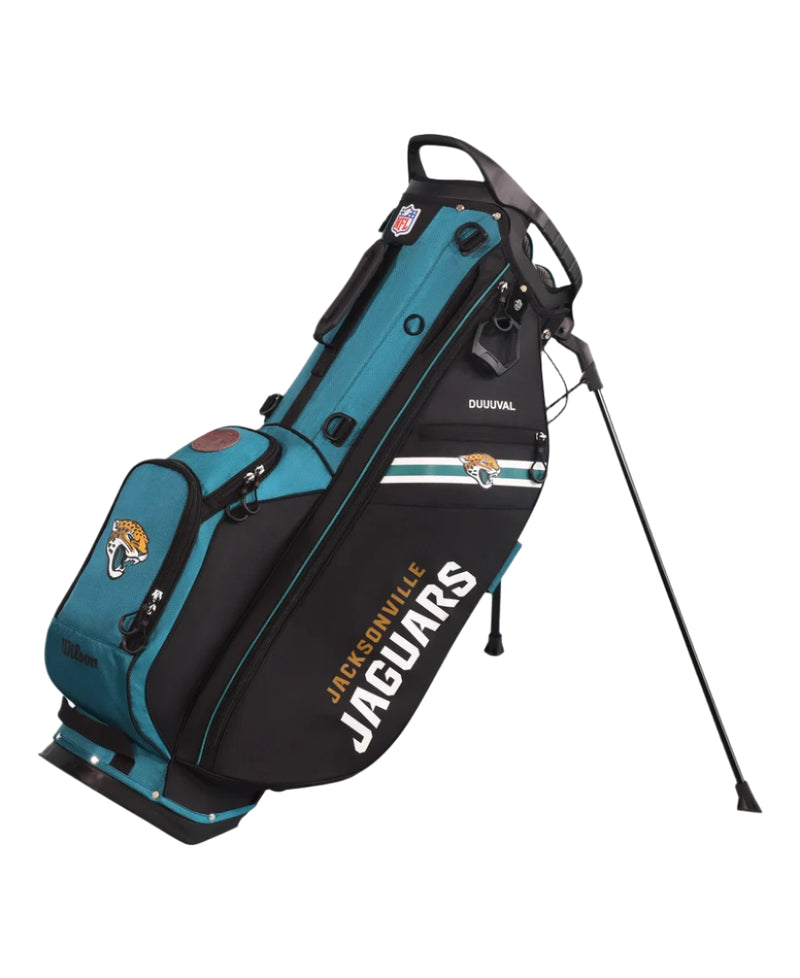 Load image into Gallery viewer, Wilson Jacksonville Jaguars NFL Stand Golf Bag
