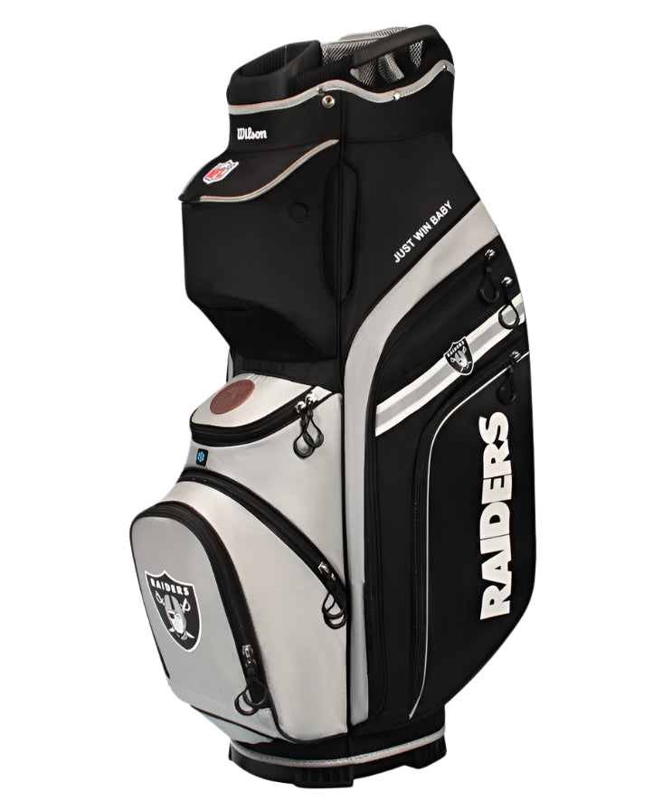 Load image into Gallery viewer, Wilson Las Vegas Raiders NFL Cart Golf Bag
