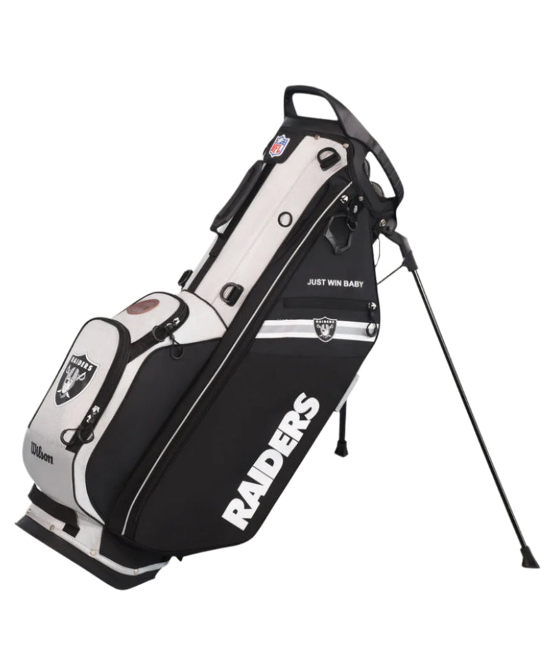 Load image into Gallery viewer, Wilson Las Vegas Raiders NFL Stand Golf Bag
