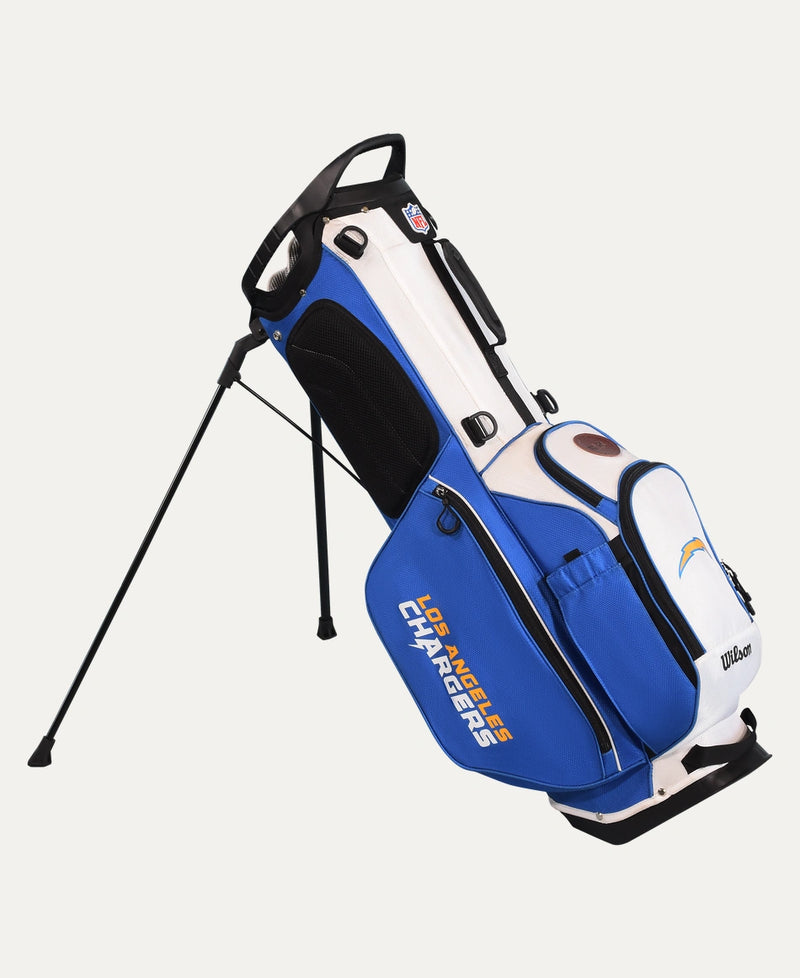 Load image into Gallery viewer, Wilson Los Angeles Chargers NFL Golf Bag - Stand &amp; Cart
