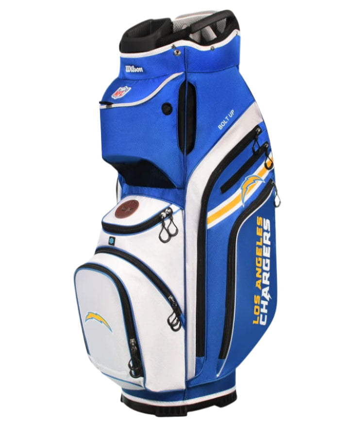 Load image into Gallery viewer, Wilson Los Angeles Chargers NFL Cart Golf Bag
