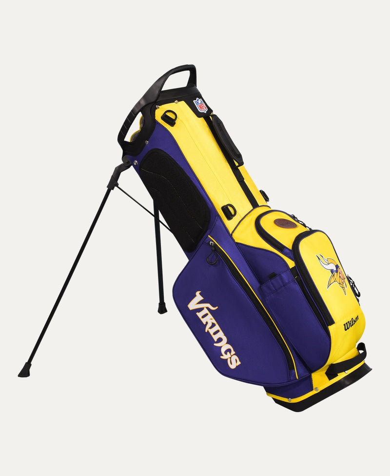 Load image into Gallery viewer, Wilson Minnesota Vikings NFL Golf Bags - Stand &amp; Cart
