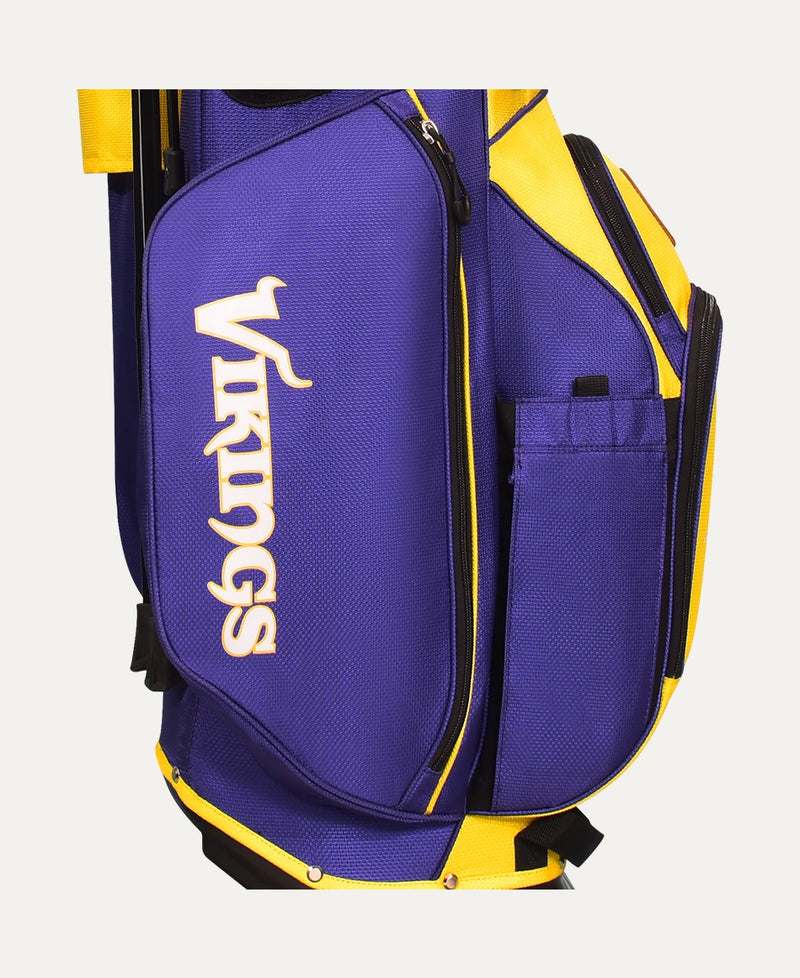 Load image into Gallery viewer, Wilson Minnesota Vikings NFL Golf Bags - Stand &amp; Cart
