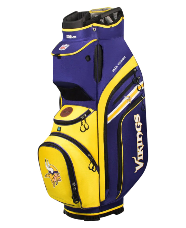 Load image into Gallery viewer, Wilson Minnesota Vikings NFL Cart Golf Bag
